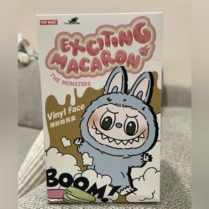 POP MART MACARON LABUBU SESAME BEAN 🖤